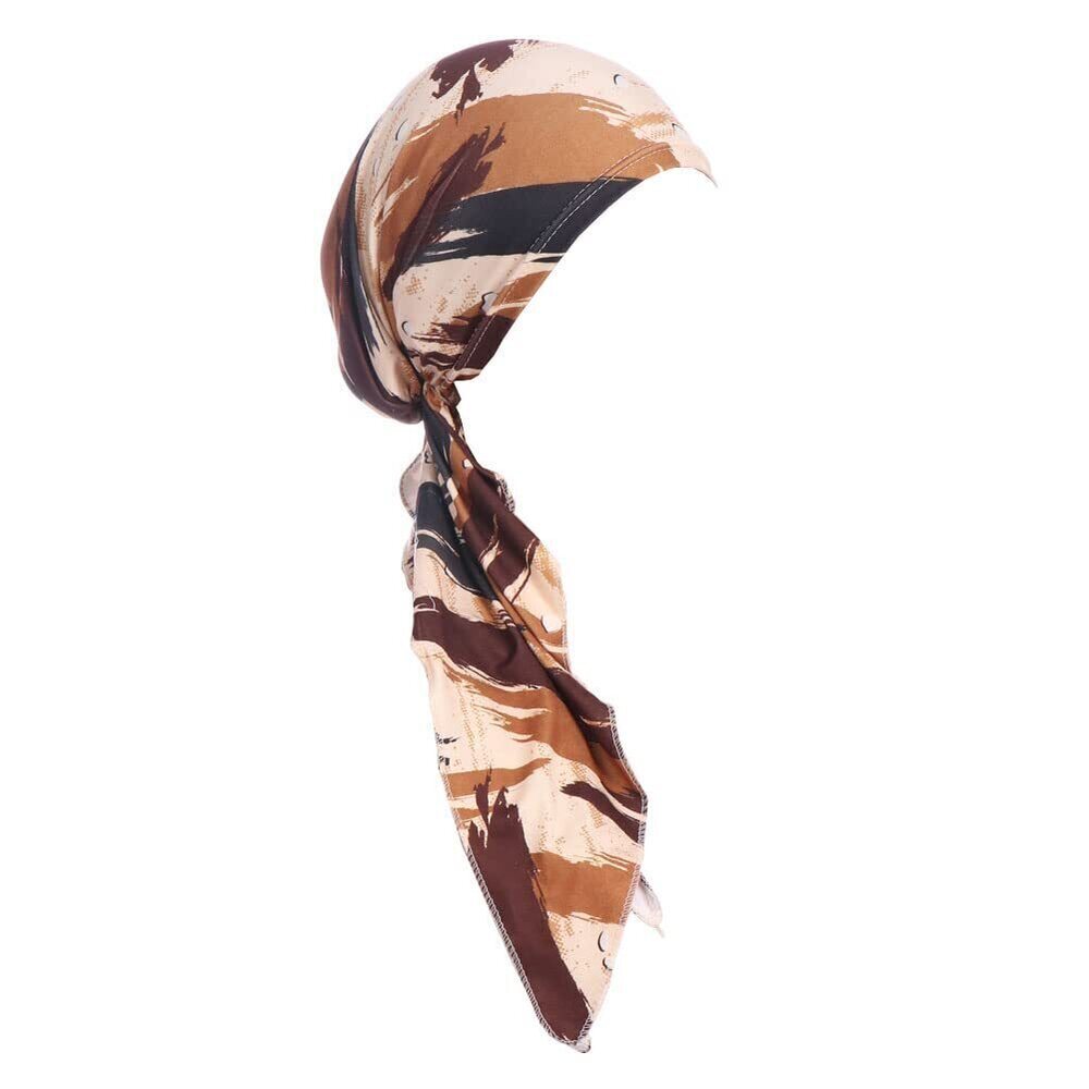 5271 Pre-Tied Bandana Turban Hat Chemo Cancer Headscarf Headwraps Headwear